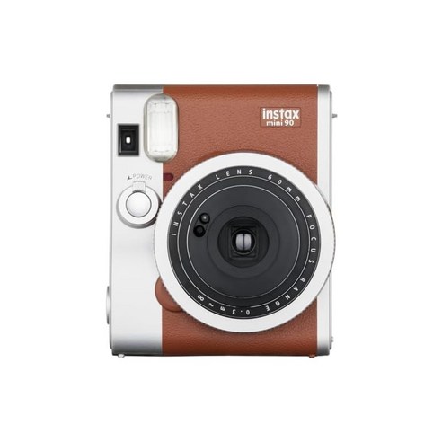 후지 필름 FUJIFILM 즉석 카메라 체키 instax mini 90 네오 클래식 브라운 INSTAX MINI 90 BROWN