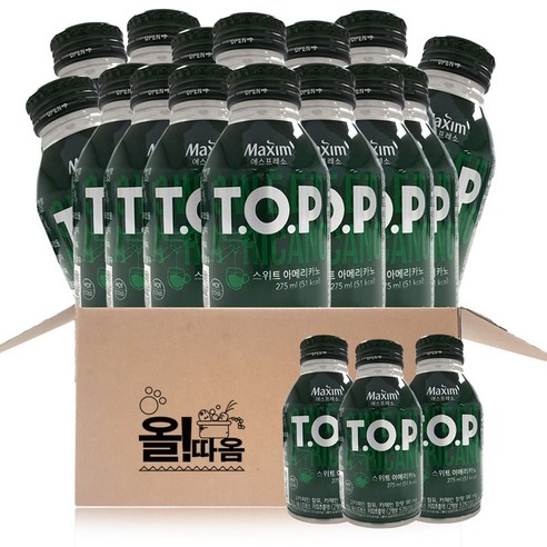 (올따옴) 맥심 티오피 스위트아메리카노 275ml 18입, 1개, 1개