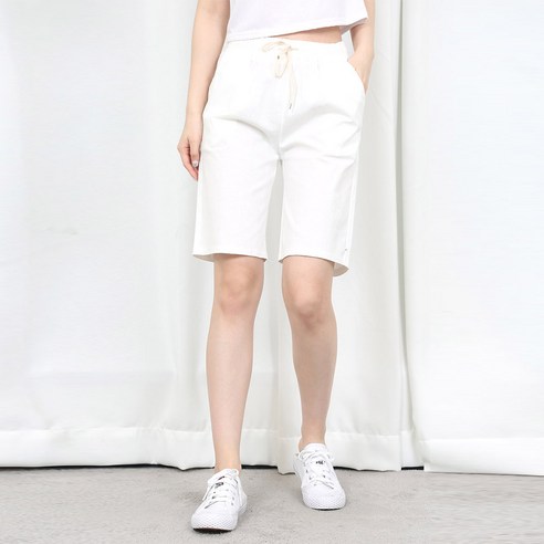 그저그녀 WP6077 5부 린넨 홀릭 팬츠