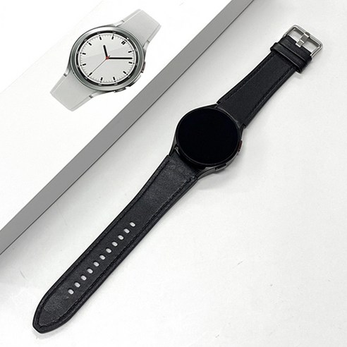 지바 갤럭시 워치 5 4 프로 클래식 호환 날개형 아웃도어 레더 스트랩 40mm 42mm 44mm 45mm 46mm