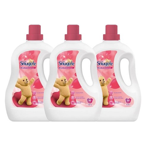 유니레버 스너글 초고농축 블루밍부케 섬유유연제 1.8L X 3개