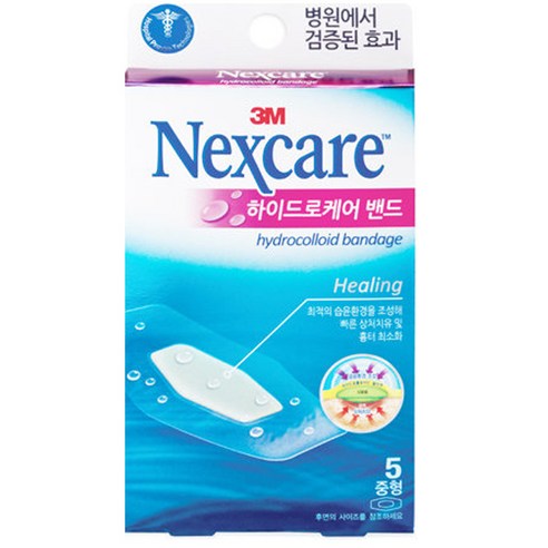 3M 넥스케어 하이드로케어 밴드 대형 4매, 1개