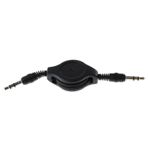 3.5mm 오디오 케이블 텔레스코픽 PC MP3 자동차 오디오 케이블 75cm 롱 블랙, 설명, 설명
