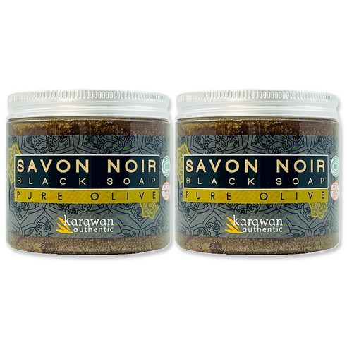프랑스 KARAWAN black soap 100% pure olive 카라완 사봉 느와르 블랙 퓨어 올리브 솝 비누 200ml