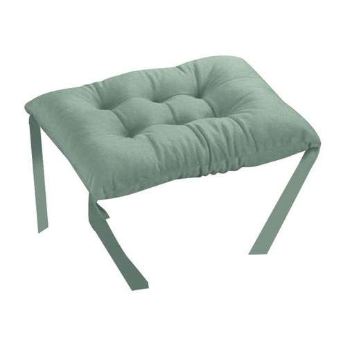 동점을 가진 직사각형 의자 패드 교실 좌석 벤치 부드러운 방석, 육군 녹색, 설명