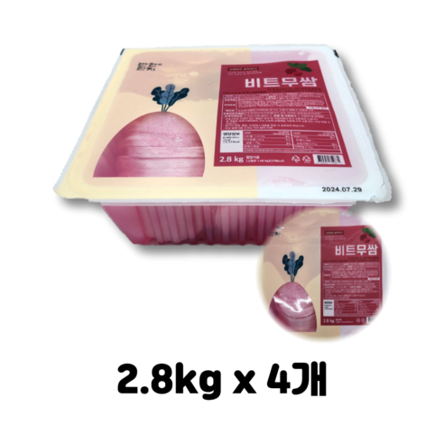 반찬단지 비트무쌈 350g, 1개