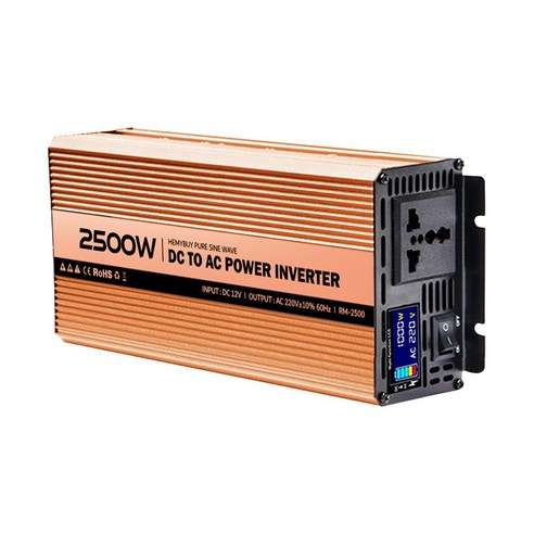 해마이바이 인버터 순수정현파 국내용 차량용 60Hz 220V, 2500W, 24V, 1개