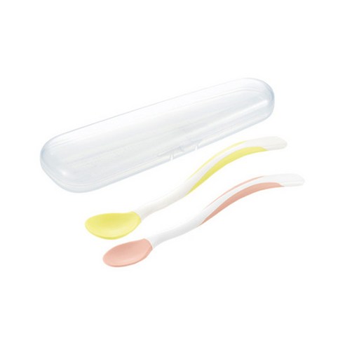 릿첼 T.L.I 소프트 이유스푼세트 /리첼, 분홍,노랑, 1세트