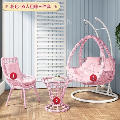 야외그네 야외용그네 흔들그네의자 공중그네 나무 원목 흔들 라탄그네의자 그네의자 야외그네의자 행잉체어 바구니 의자 실내 스윙 요람 게으른 집 발코니 해먹 침실 새 둥지 랜턴, 39. 스페이스 캡슐 더블 더블 폴 두꺼운 등나무 꽃, 1개