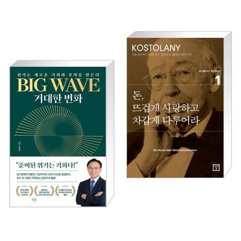 (서점추천) BIG WAVE 거대한 변화 + 돈 뜨겁게 사랑하고 차갑게 다루어라 (전2권), 베가북스