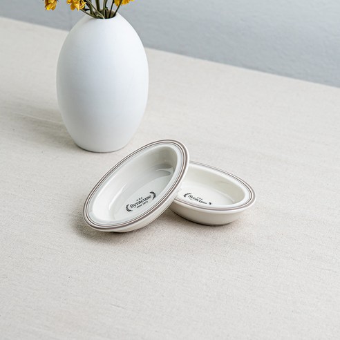 시라쿠스 메이플 타원 소스볼 10cm, 코지그레이, 2개