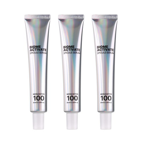 바이옴 액티베이트 [니들액션 100] 스피큘 세럼, 3개, 30ml