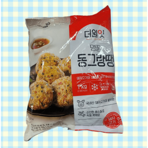 동원 명품 도톰 동그랑땡 1kg 1봉, 동원명품동그랑땡1kg, 1개
