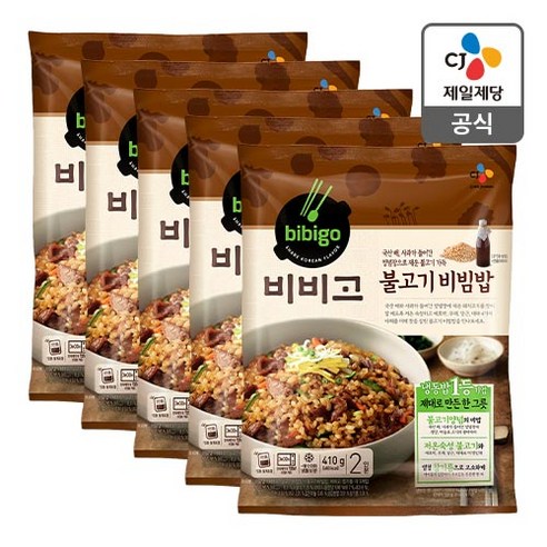 CJ비비고 불고기비빔밥403gx3개, 403g, 5개
