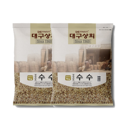 대구상회 맛있는 수수, 2개, 1kg