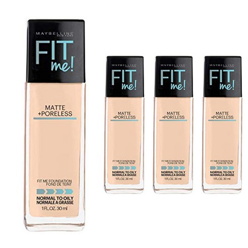 메이블린 핏 미! 매트+ 포어리스 파운데이션 30ml, Classic Ivory, 4개