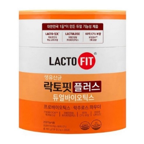 락토핏 듀얼바이오틱스 2000mg 200포, 단품, 1개, 400g