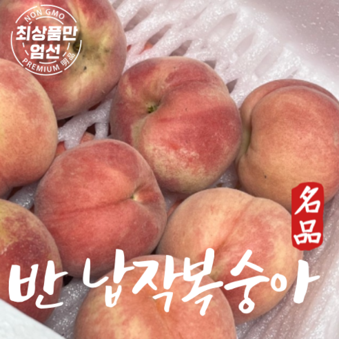 국산 대극천 복숭아 한국판 반 납작복숭아 1kg, 1개