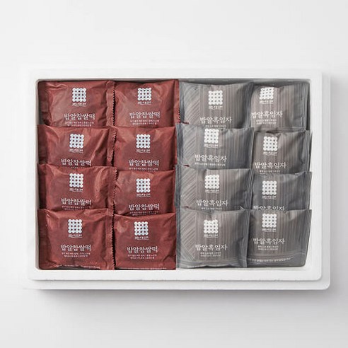 든든한 하루를 책임지는 밥알찹쌀떡 반반세트