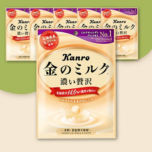 칸로 밀크 우유 캔디 사탕, 80g, 30개