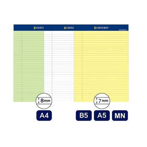 리갈패드 A4 노랑 80매 옥스포드 A58, 단품, 선택완료