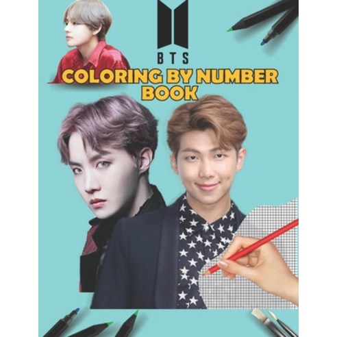 BTS Color by Number Book: stress relief & satisfying coloring book for ...