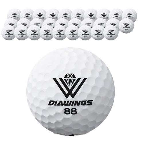 다이아윙스 고반발 비거리 전용 장타 골프공 2피스 42.8mm M3 무광, 화이트, 30개