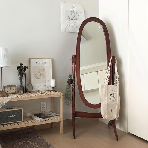 옷 스타일, 이제 거울 앞에서 망설이지 마세요! 퀸앤 원목 전신거울 사용 후기 원목전신거울