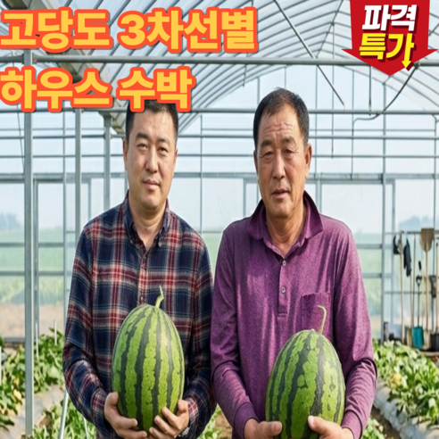 [당도엄선] 과즙폭발 3차검수 고당도 수박