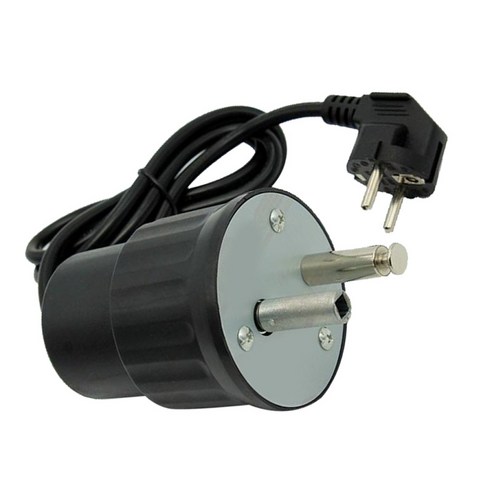 AC 220-240V 바베큐 회 전자 모터 캠핑 바베큐 로스트 브래킷 액세서리, 블랙, 8.1x8.1x13.9cm, 알루미늄