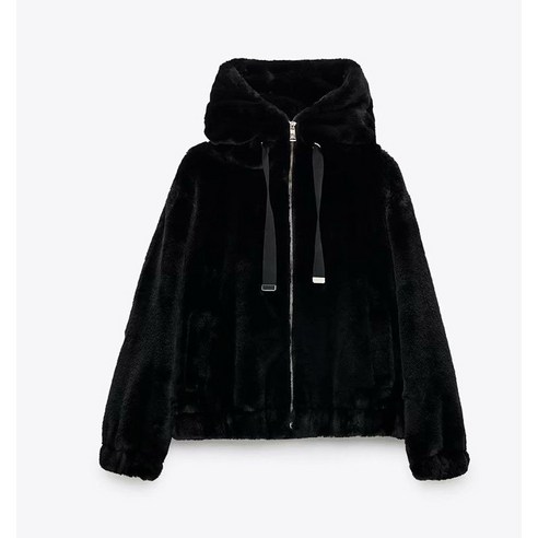 [OKㅣ강추] ZARA 페이크퍼 후드 자켓 [OKNOWㅣ추천상품]