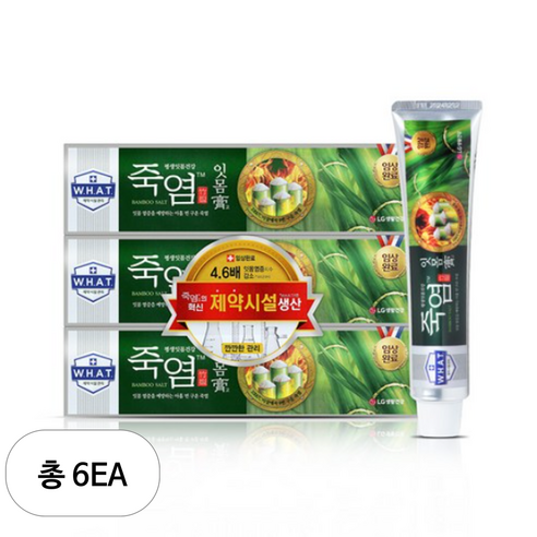 죽염 잇몸고 치약, 120g, 6개