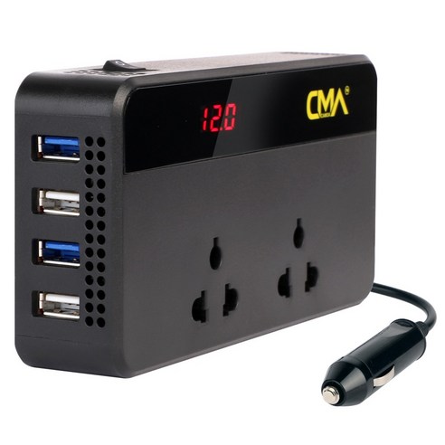 카모아 200W QC3.0 스마트 파워 차량용 인버터(CMA-2254) 컨버터, 1개