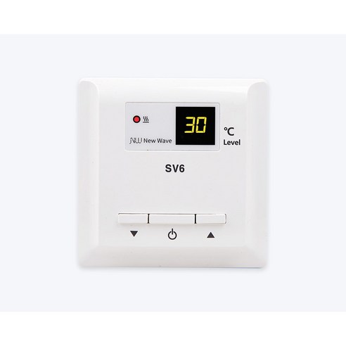 써브텍 SV6 온도조절기 3kw 필름난방용 조절기 LCD, 1개