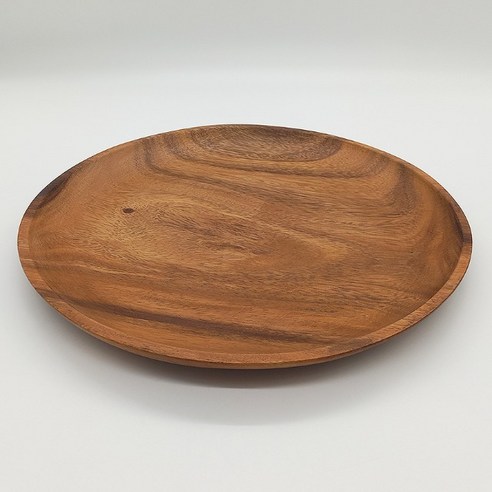 자연을 담은 식탁, 아카시아 원형 접시로 완성하세요