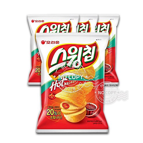 스윙칩 볶음고추장 60g, 12개