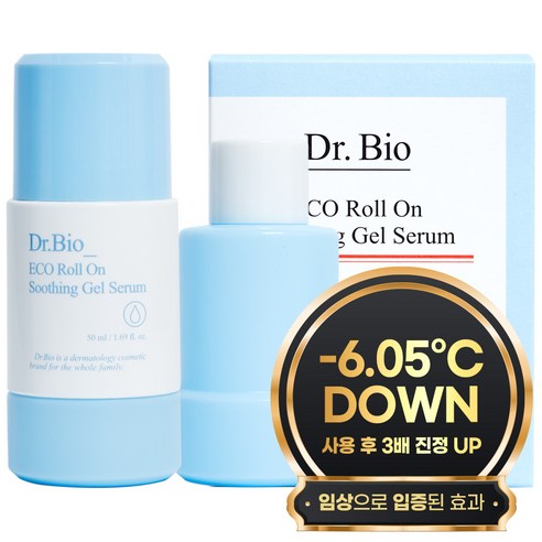 닥터바이오 에코 롤온 수딩젤 세럼 본품50ml+리필 50ml, 1세트, 50ml