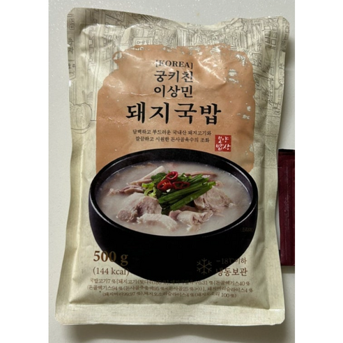 궁키친 이상민 돼지국밥 6팩, 10개, 500g