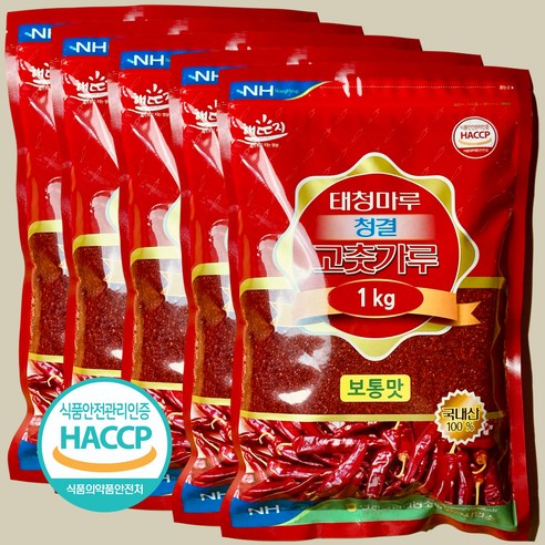 [영광농협] 3kg 국산 청결 고춧가루 보통맛 1개 (2023년) 농협고추가루