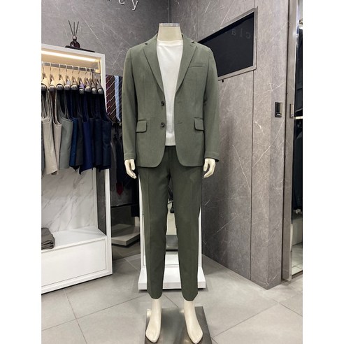 리버클래시 24S/S 카키 레귤러핏 투버튼 셋업 (LKS26394 LKS27394)