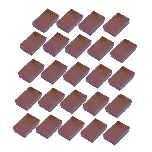 기념일 생일 선물을 위한 24pcs 대량 선물 상자 세트 반지 목걸이 상자