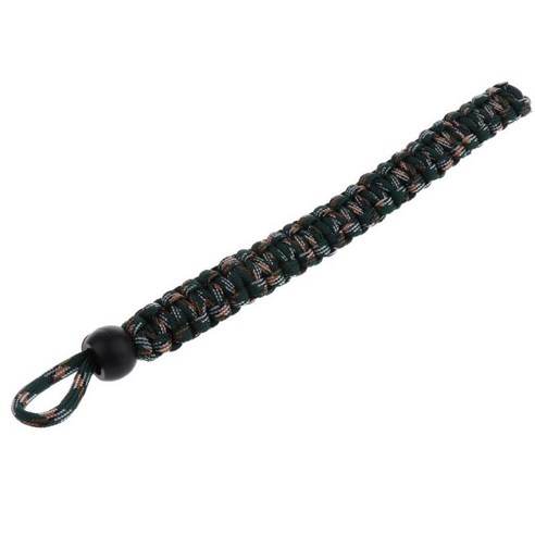 땋은 Paracord 조정 가능한 카메라 손목 스트랩/팔찌, 산 카모, 34x2cm, 나일론