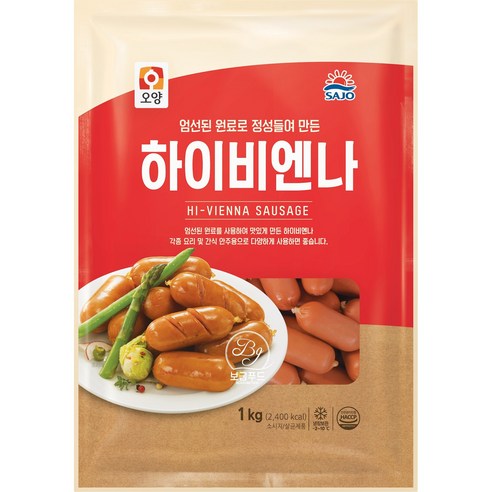 [퀴클리몰] 사조오양 하이비엔나 1kg