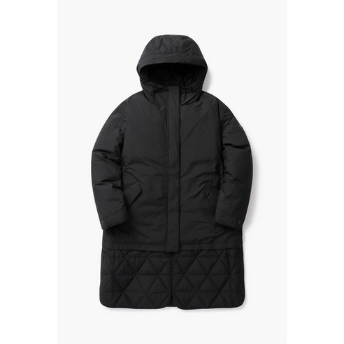 [백화점 출고] 코오롱 스포츠 패딩 여성 루즈핏 후드 롱 하이브리드 키퍼 겨울 아웃도어 점퍼 자켓