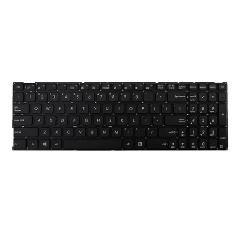 Vivobook X541 X541u용 플라스틱 노트북 키보드 미국 영어 수리 Accs, 블랙, {"사이즈":"290x150x5mm"}, {"수건소재":"플라스틱"}
