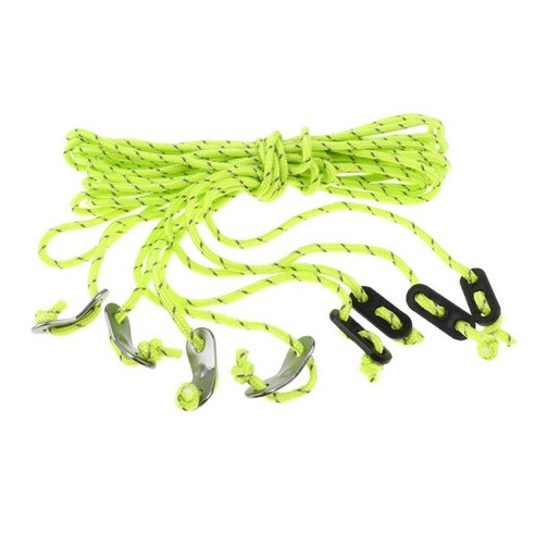 텐트 방수포 천막 캐노피에 대 한 조정기 액세서리와 4pcs 반사 캠핑 paracord 밧줄 가이 라인, 다른, 나일론
