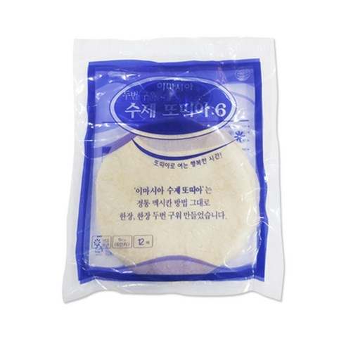 이마시아 밀 또띠아 6인치 16gx12개(도우 피자 치즈), 16g