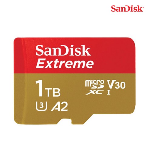 샌디스크 익스트림 마이크로 SDXC 메모리카드 SDSQXA1, 1TB