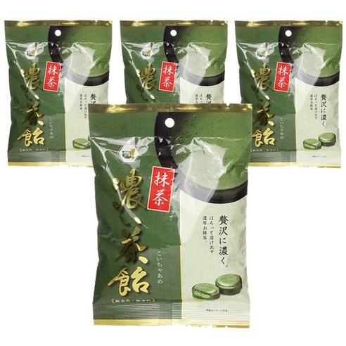 니씬 녹차사탕, 100g, 4개