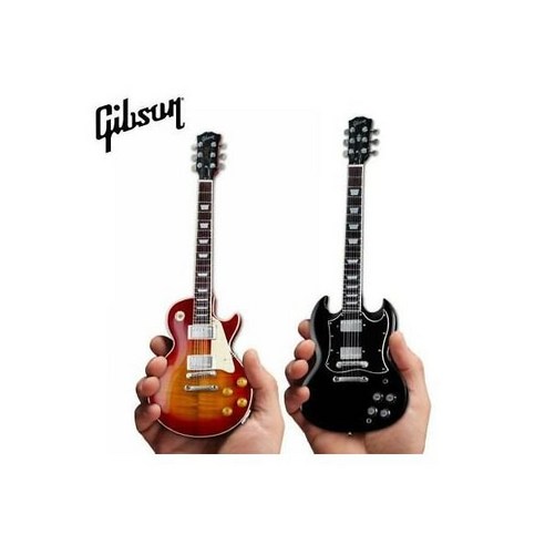 깁슨 기타 Axe Heaven Gibson Twin Pack Cherry Sunburst / Ebony SG Mini Guitars